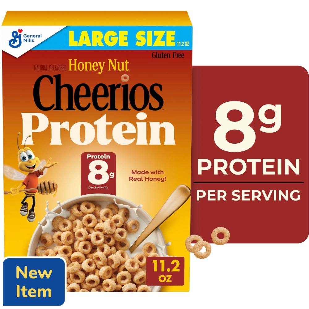 General Mills® Honey Nut Cheerios™ Protein Large Size Cereal
