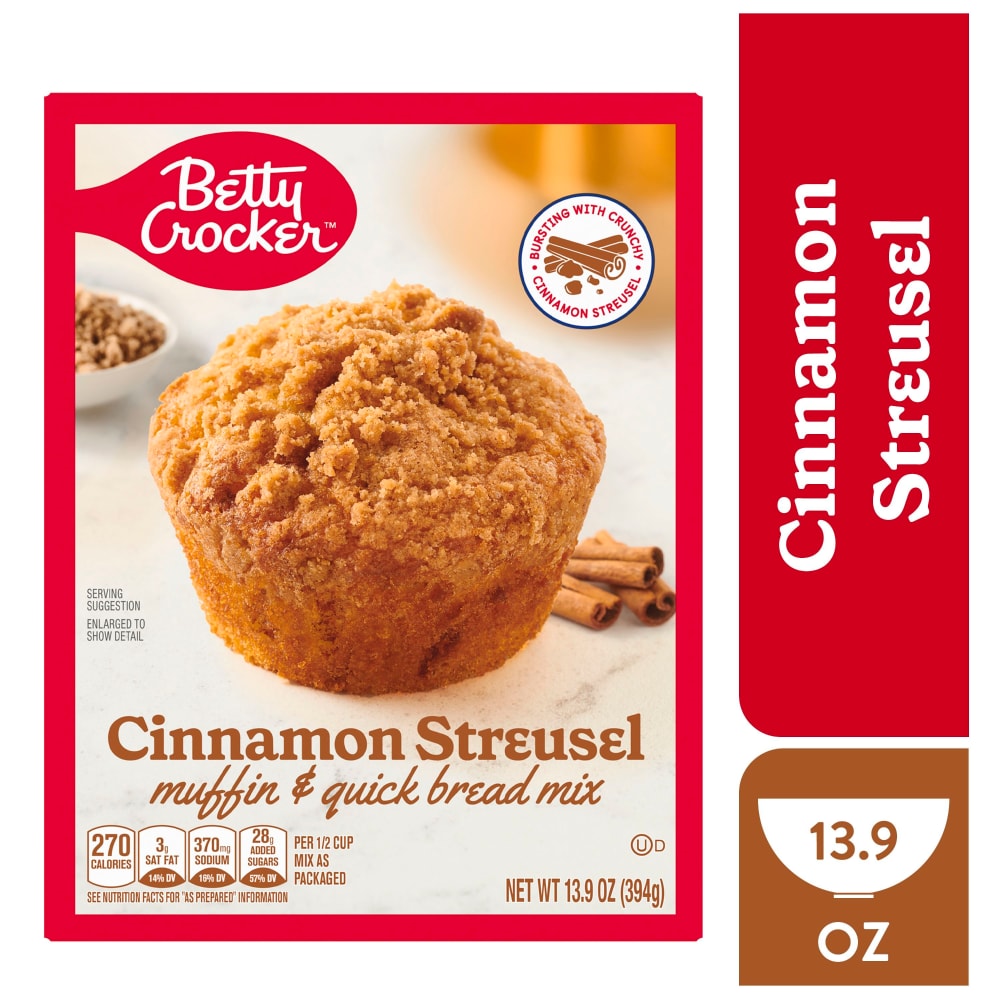 Betty Crocker™ Cinnamon Streusel Muffin and Quick Bread Mix