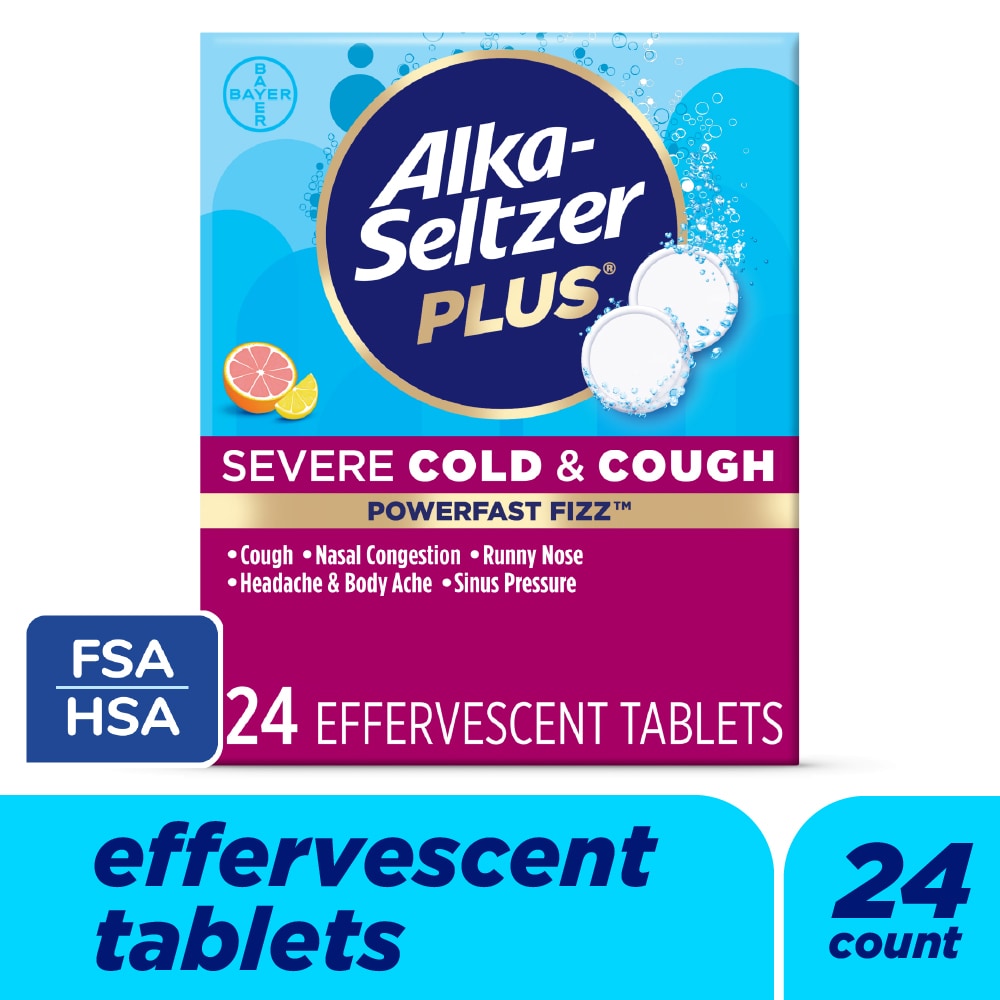 Alka-Seltzer Plus Cold Cough Power Fast 24 ct