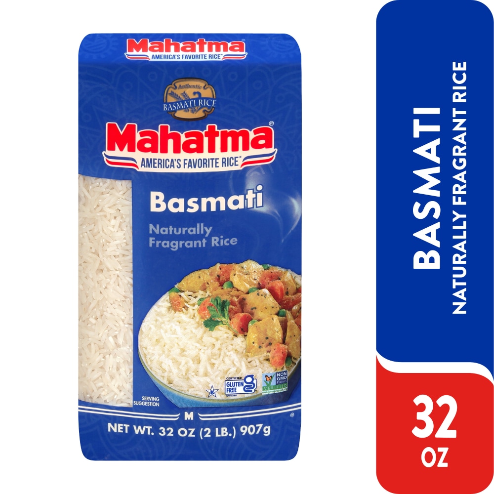Mahatma Basmati Rice, Long Grain Rice, Uncooked Rice, 32 oz (907g)