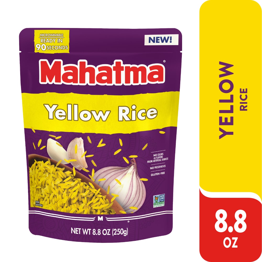Mahatma Yellow Rice, Ready to Heat 90 Seconds, 8.8 oz (250g)