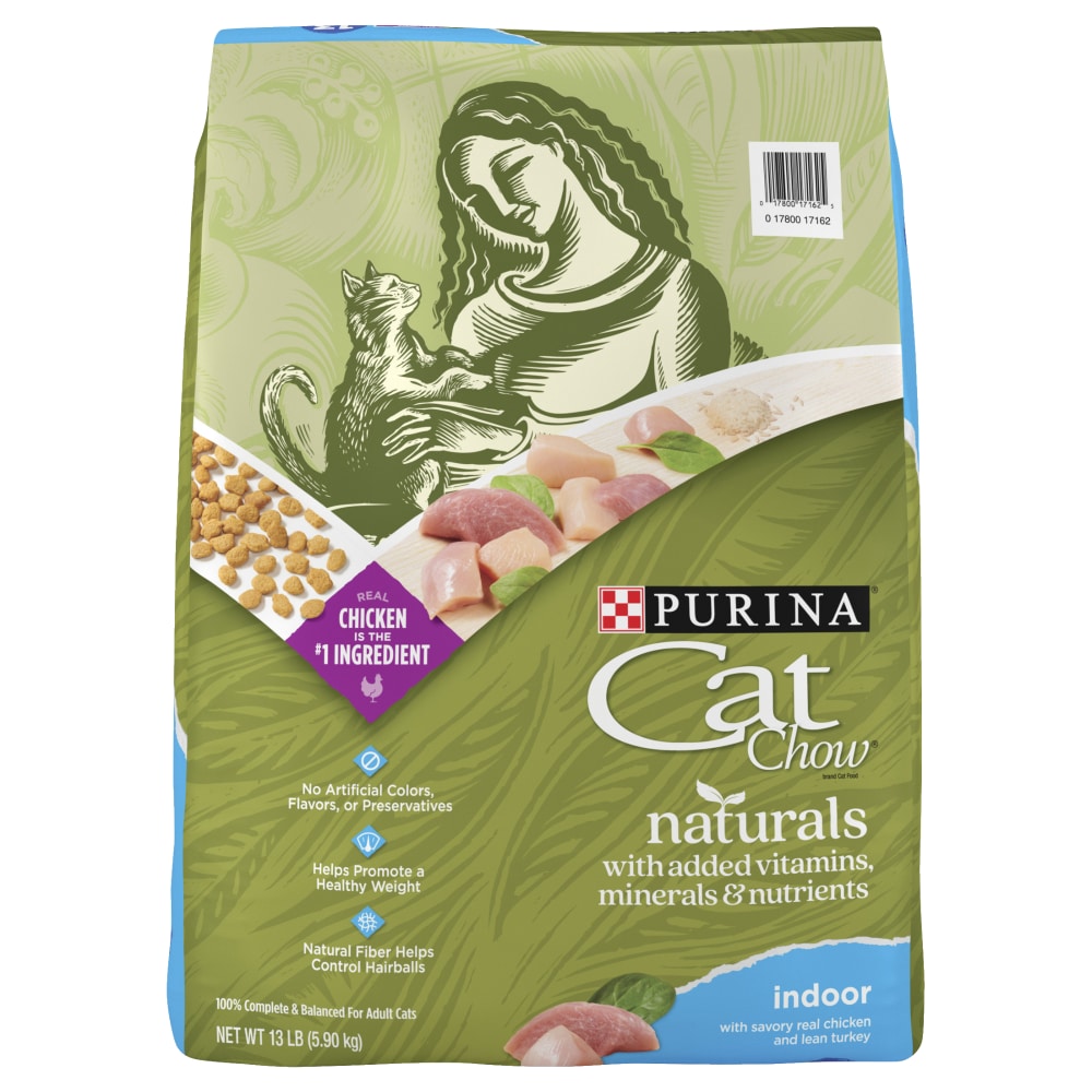 Cat Chow® Naturals Indoor Dry Cat Food Real Chicken & Turkey