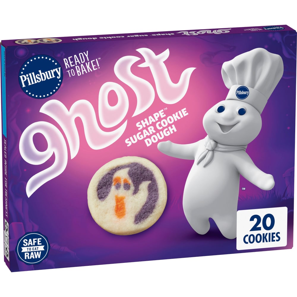 Pillsbury™ Shape Halloween Ghost Ready To Bake Sugar Cookie Dough