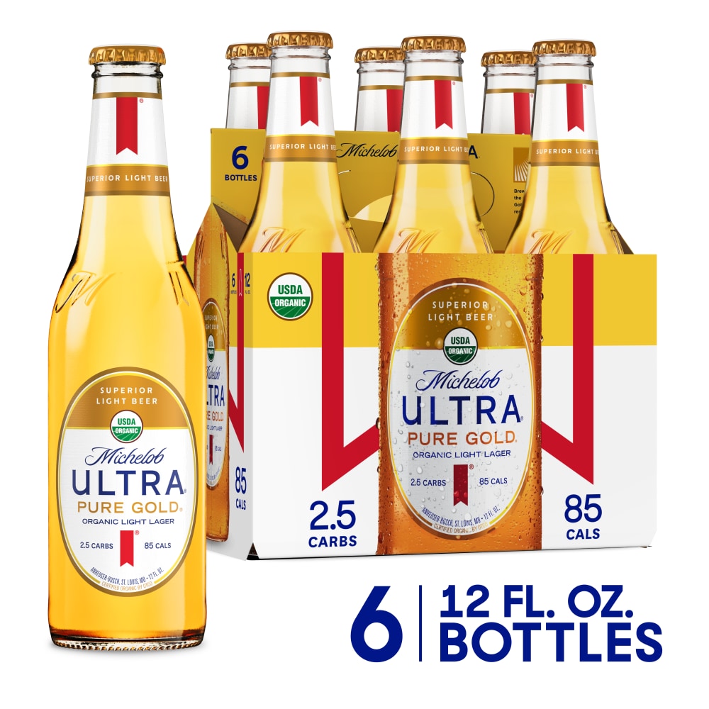 Michelob ULTRA Pure Gold Organic American Light Lager Beer