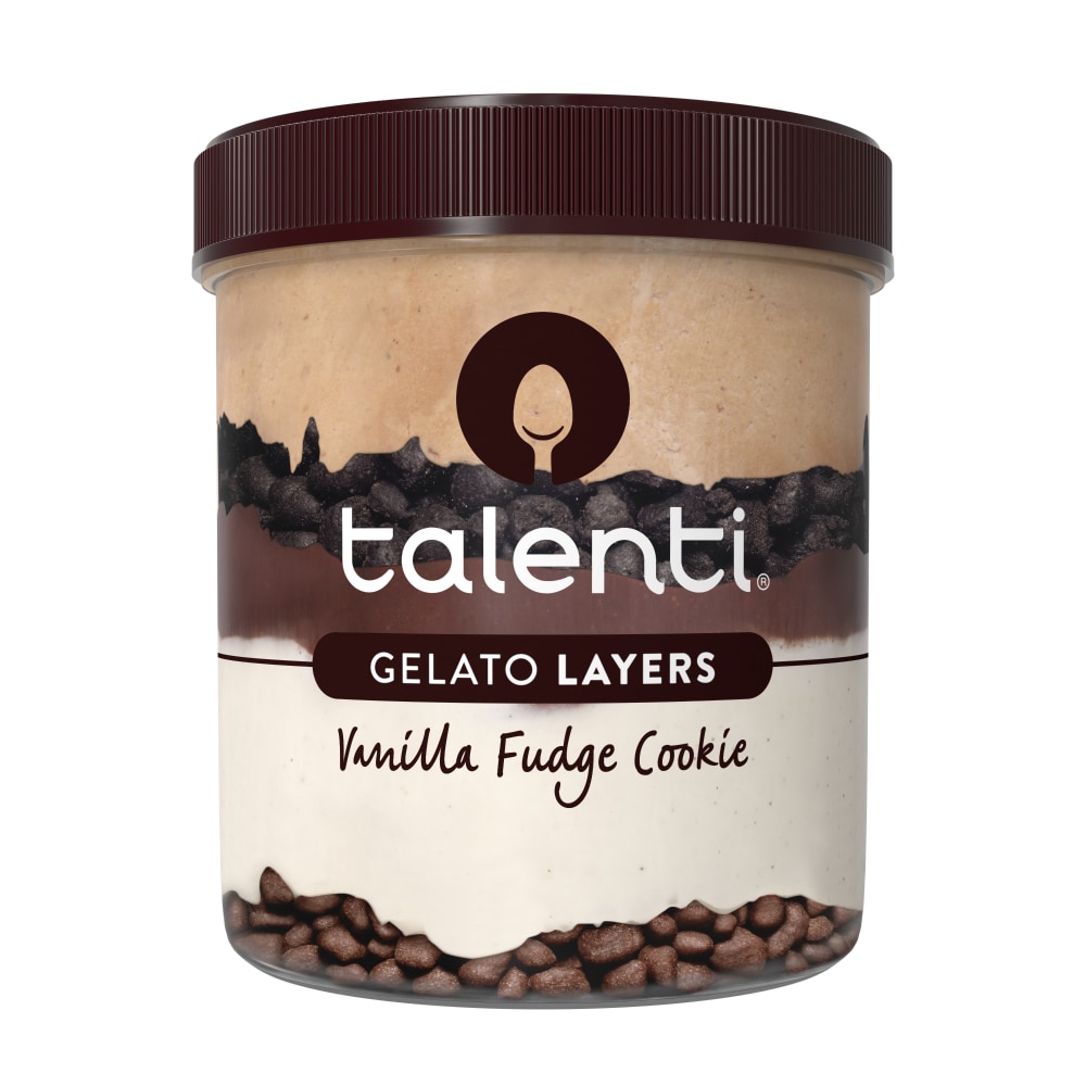 Talenti Layers Vanilla Fudge Cookie Gelato Pint