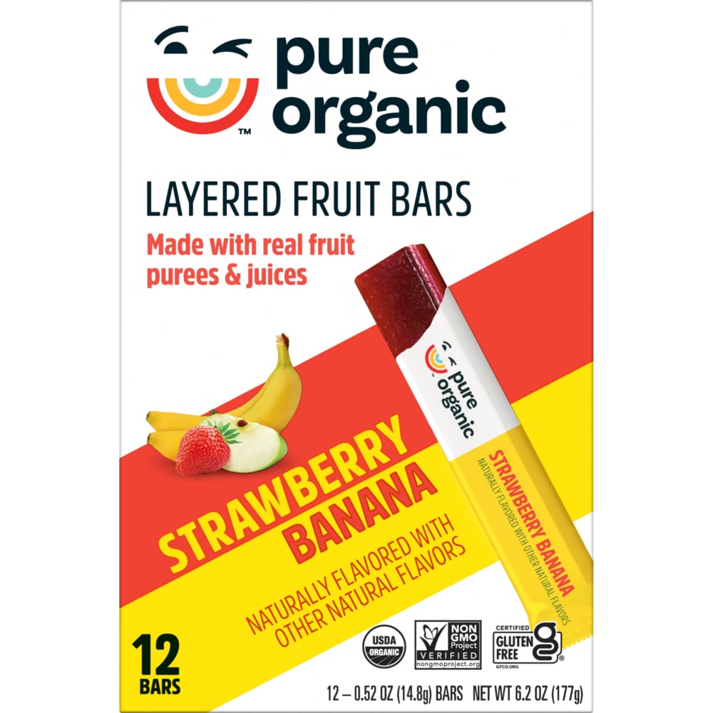 Pure Organic Strawberry Banana 6.2oz
