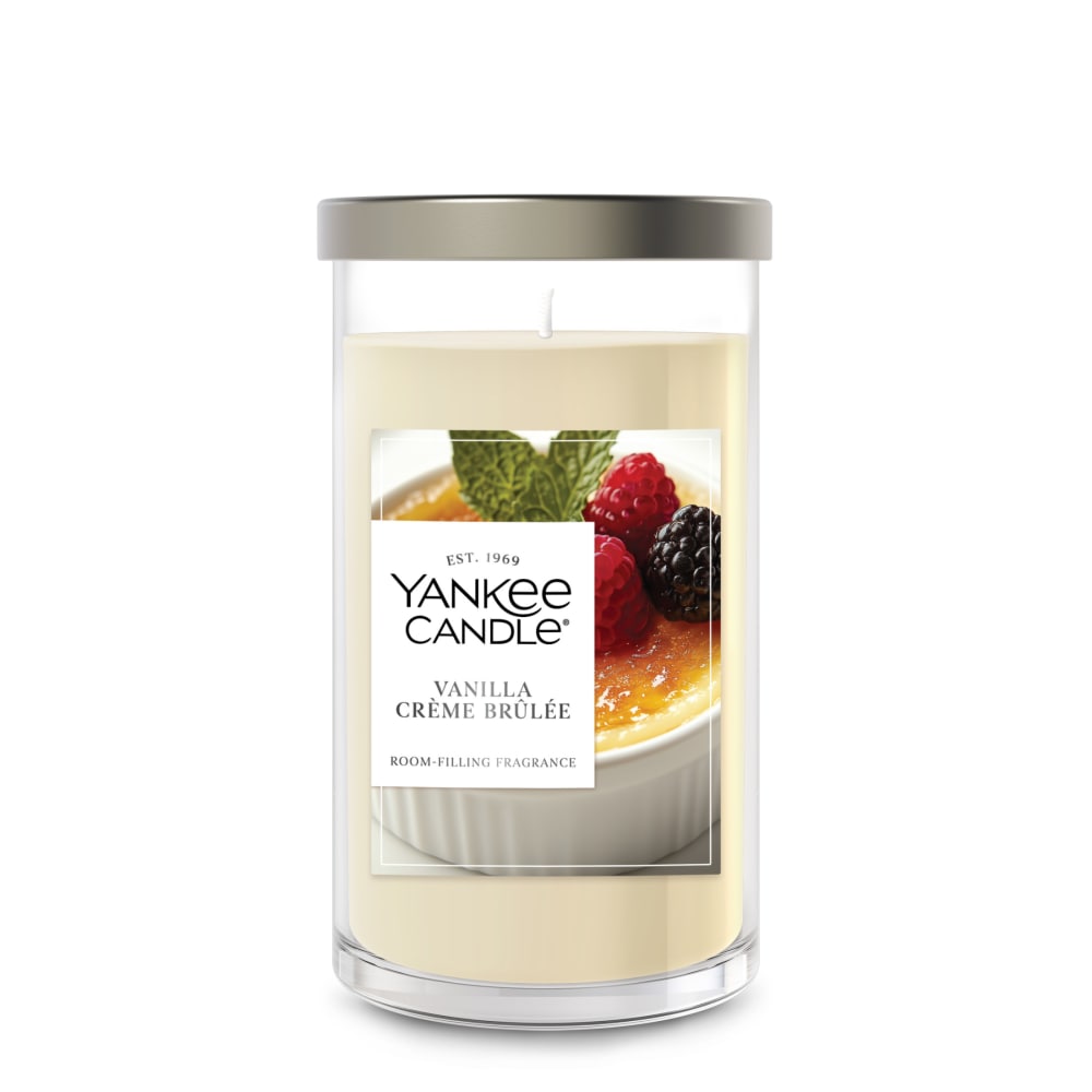 Yankee Candle® Medium Pillar Scented Candle, Vanilla Crème Brûlée