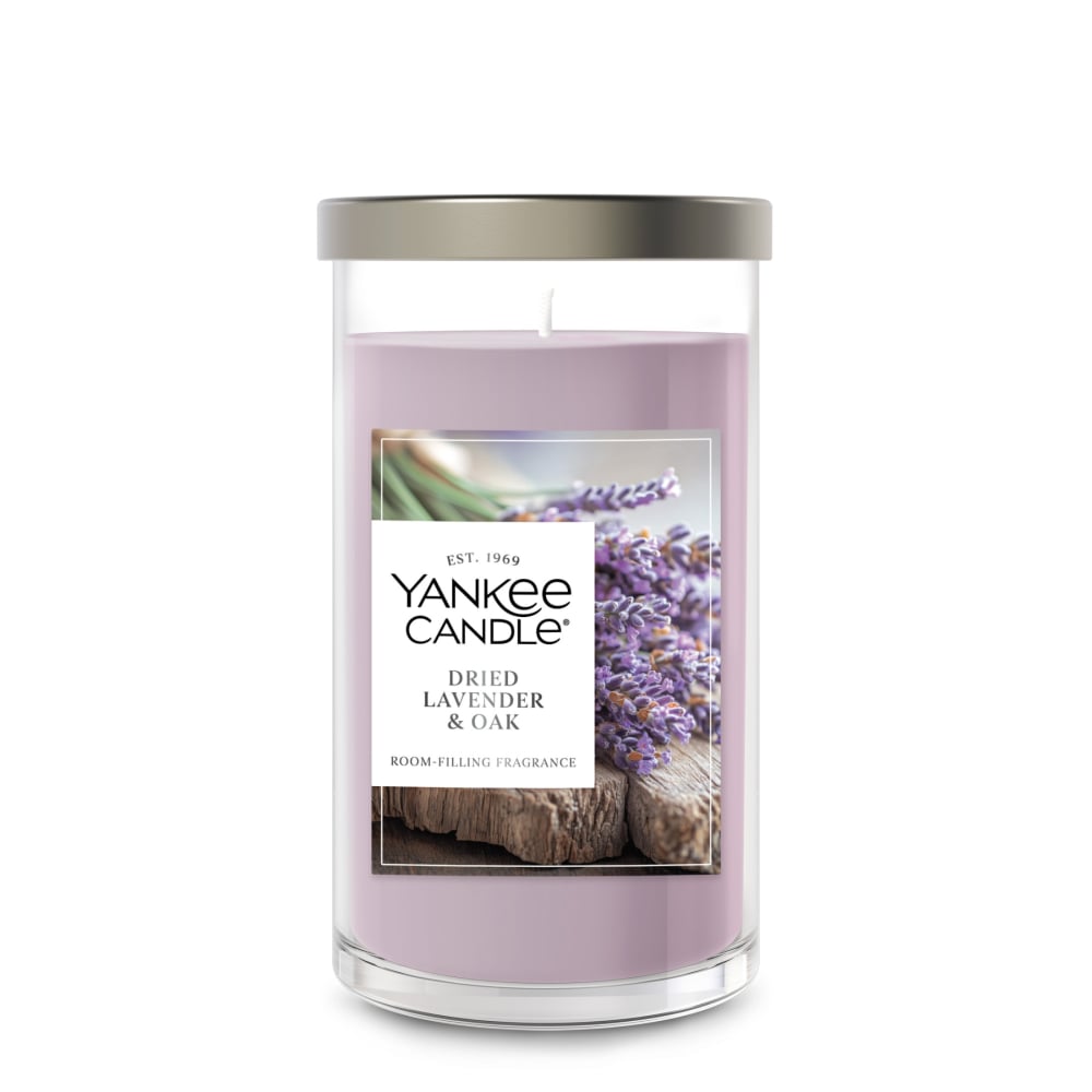 Yankee Candle® Medium Pillar Scented Candle Dried Lavender & Oak