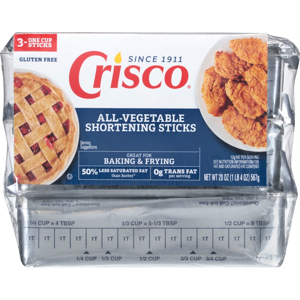Crisco All-Vegetable Shortening Sticks