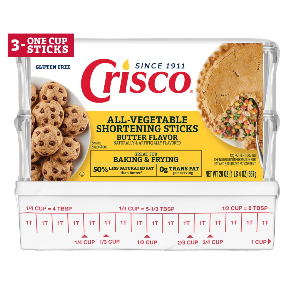 Crisco® Butter Flavor All-Vegetable Shortening Sticks