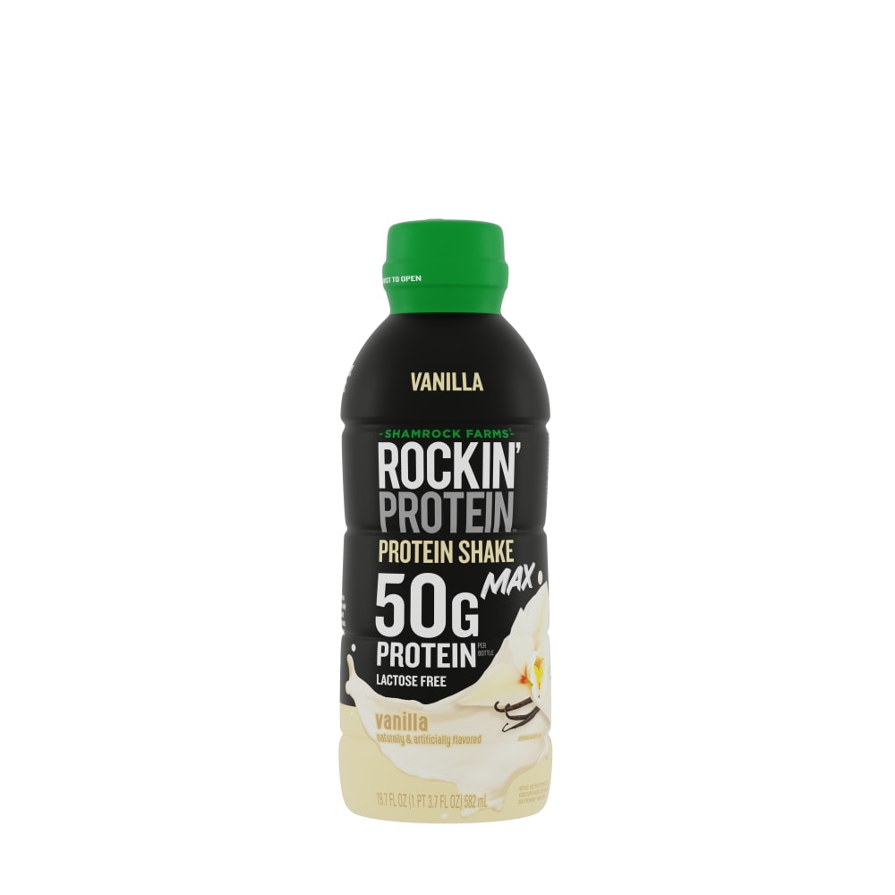 Rockin’ Protein 50g Max Vanilla Protein Shake