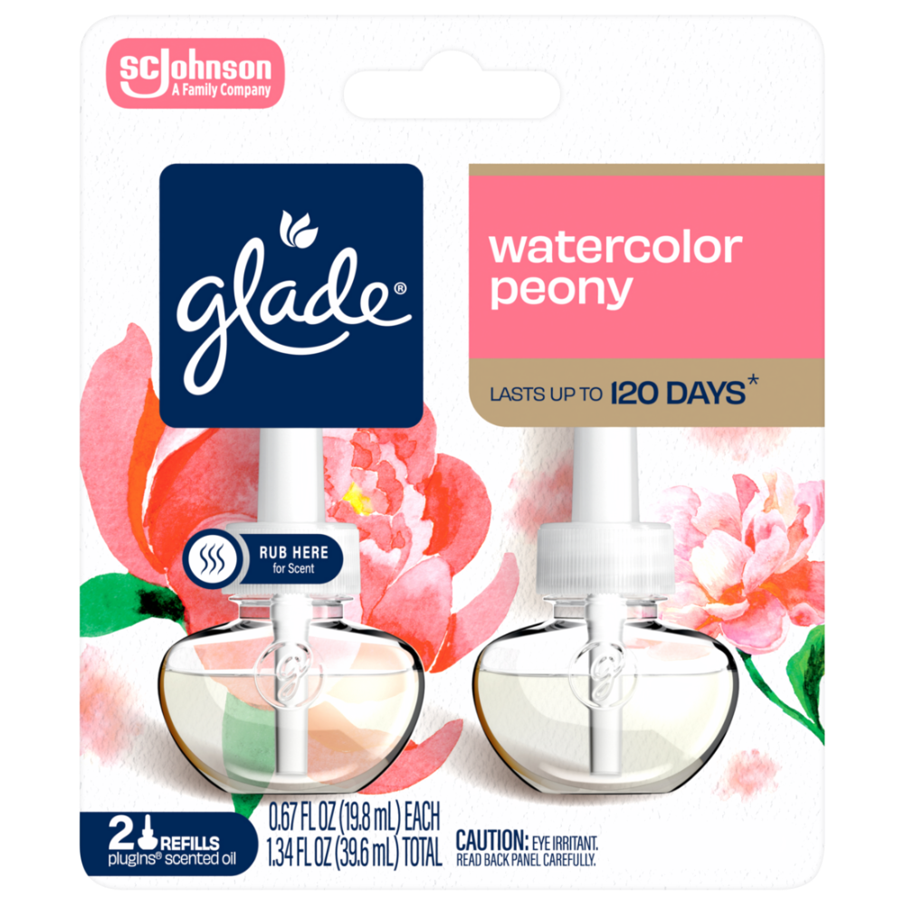 Glade® PlugIns Scented Oils Air Freshener Refills Peony