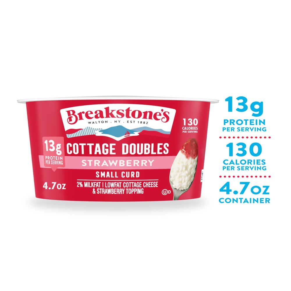 Breakstone’s Cottage Doubles Low Fat Strawberry Cottage Cheese Cup