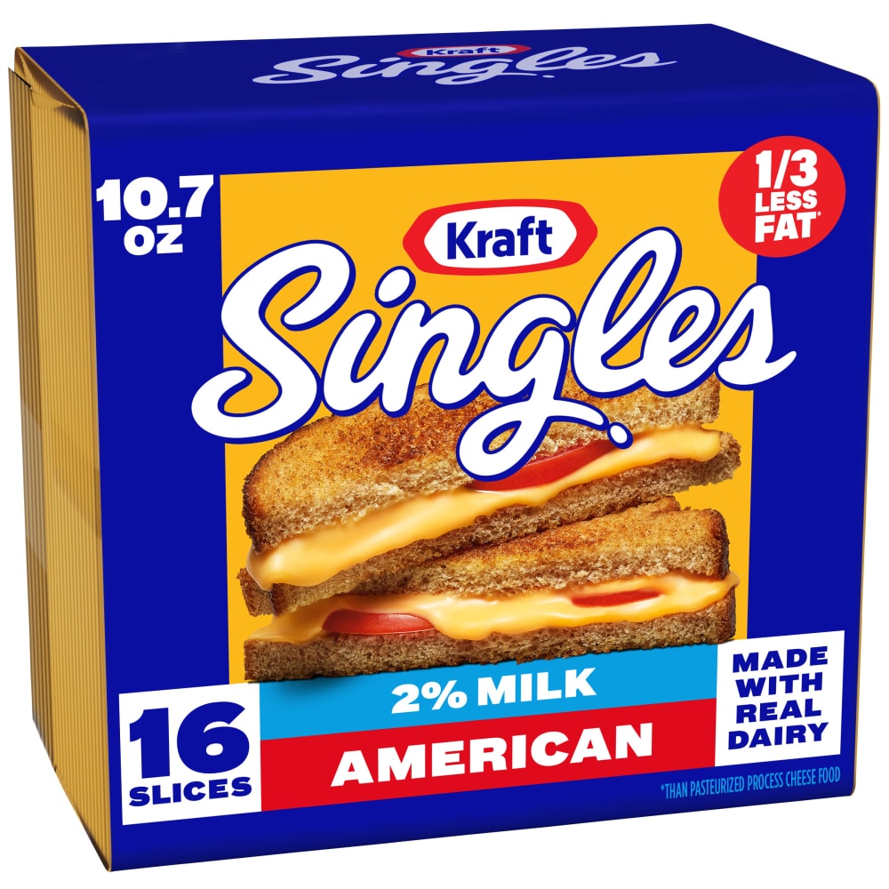 Kraft Singles 2% Milk American Sliced Cheese