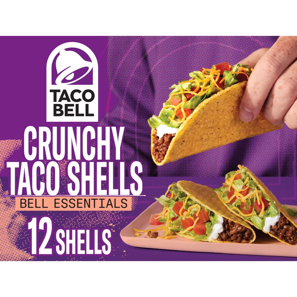 Taco Bell Crunchy Taco Shells, Box