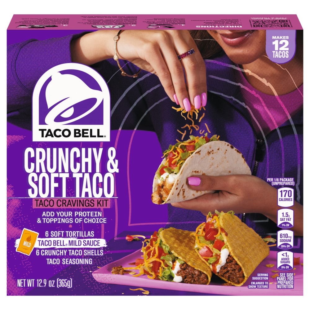 Taco Bell® Crunchy & Soft Taco Cravings Kit