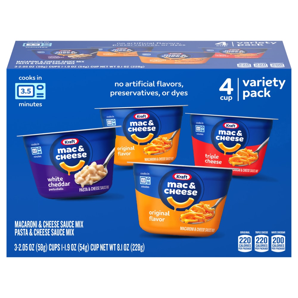 Kraft Single Serve Macaroni & Cheese Variety Pack