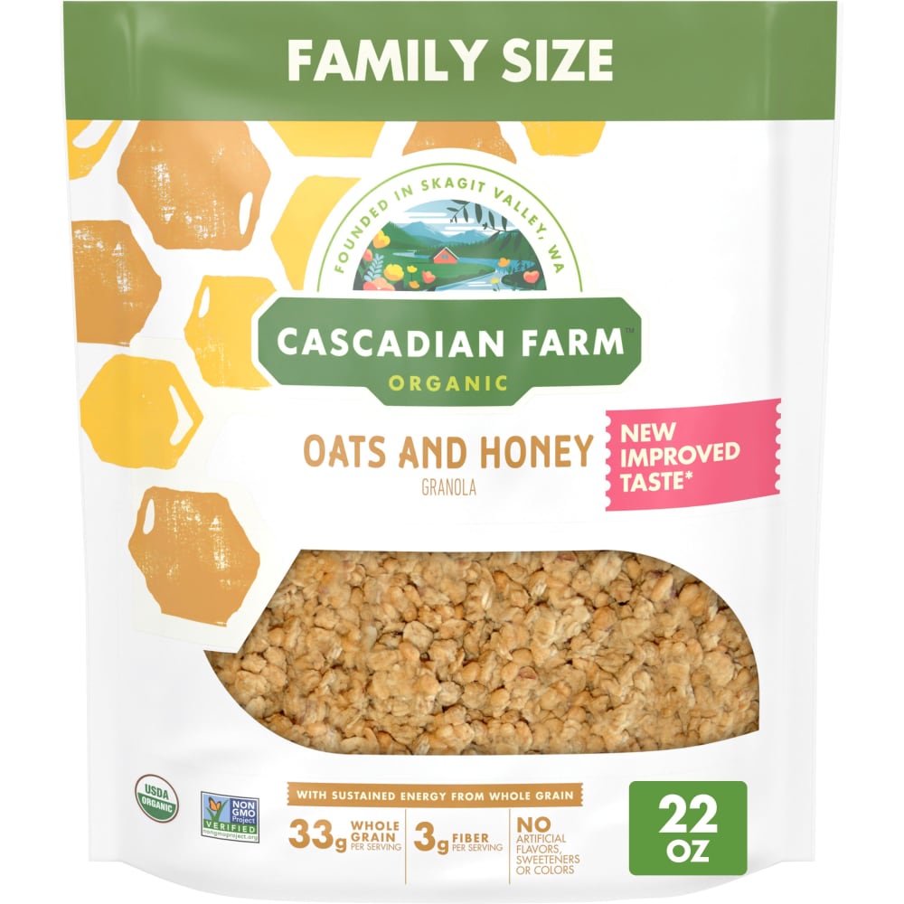 Cascadian Farm™ Organic Granola Oats and Honey Family Size Cereal
