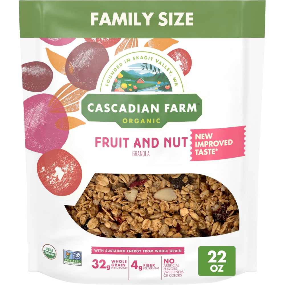 Cascadian Farm™ Organic Granola Fruit and Nut Family Size Cereal