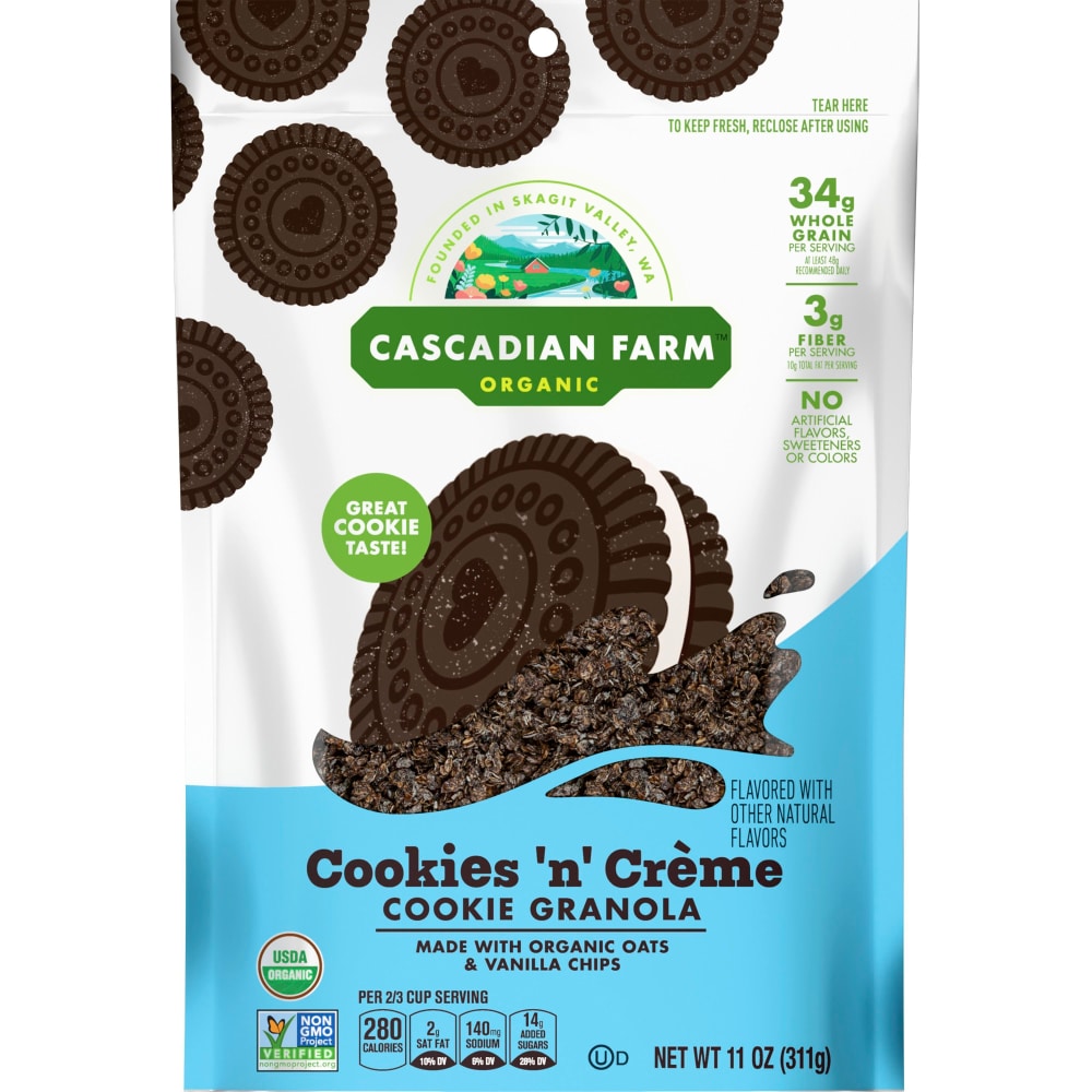 Cascadian Farm™ Organic Cookies ‘n’ Crème Cookie Granola