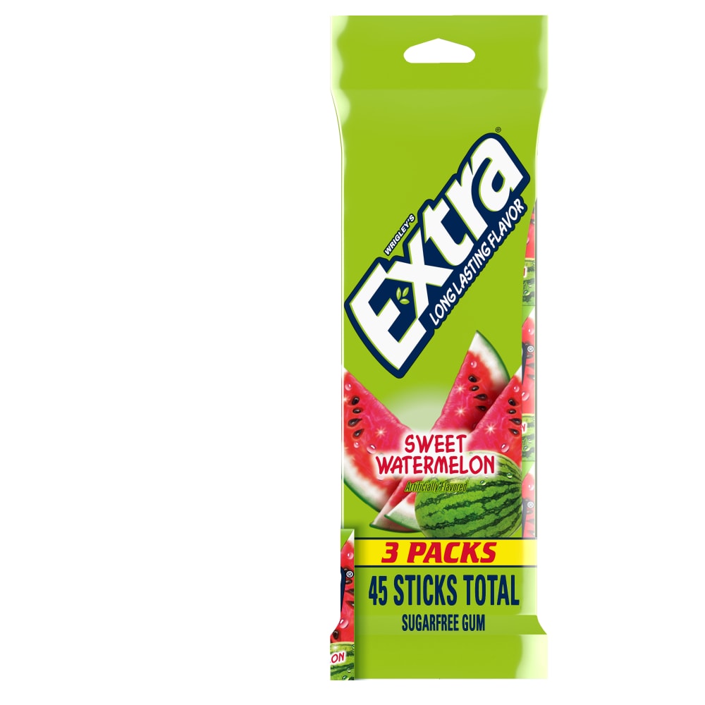 Extra Watermelon Sugar Free Chewing Gum Pack