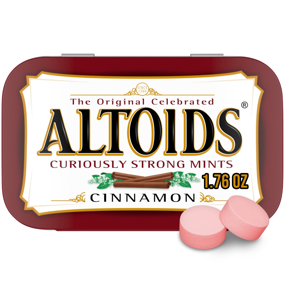 ALTOIDS Cinnamon Breath Mints, Single Pack, 1.76 oz