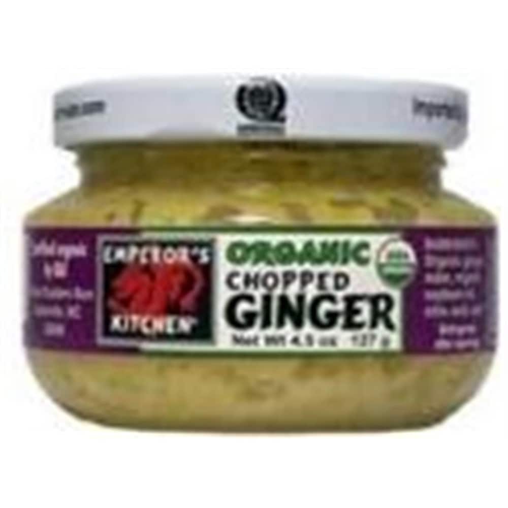 Ready to use chopped ginger