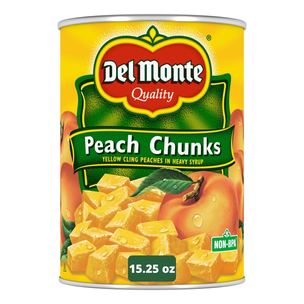 Del Monte Yellow Cling Peach Chunks in Heavy Syrup