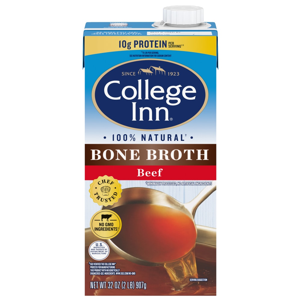 College Inn 100% Natural Gluten Free Beef Bone Broth