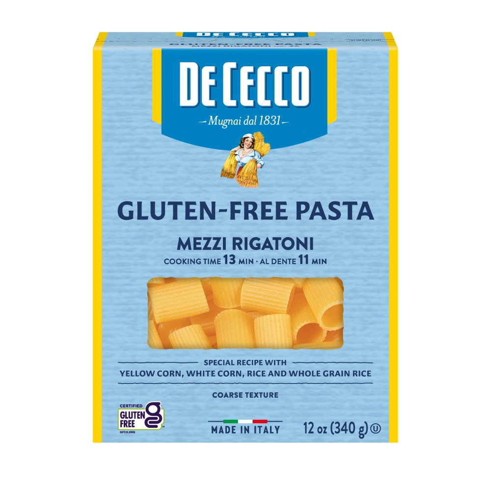 De Cecco Gluten-Free Pasta Mezzi Rigatoni