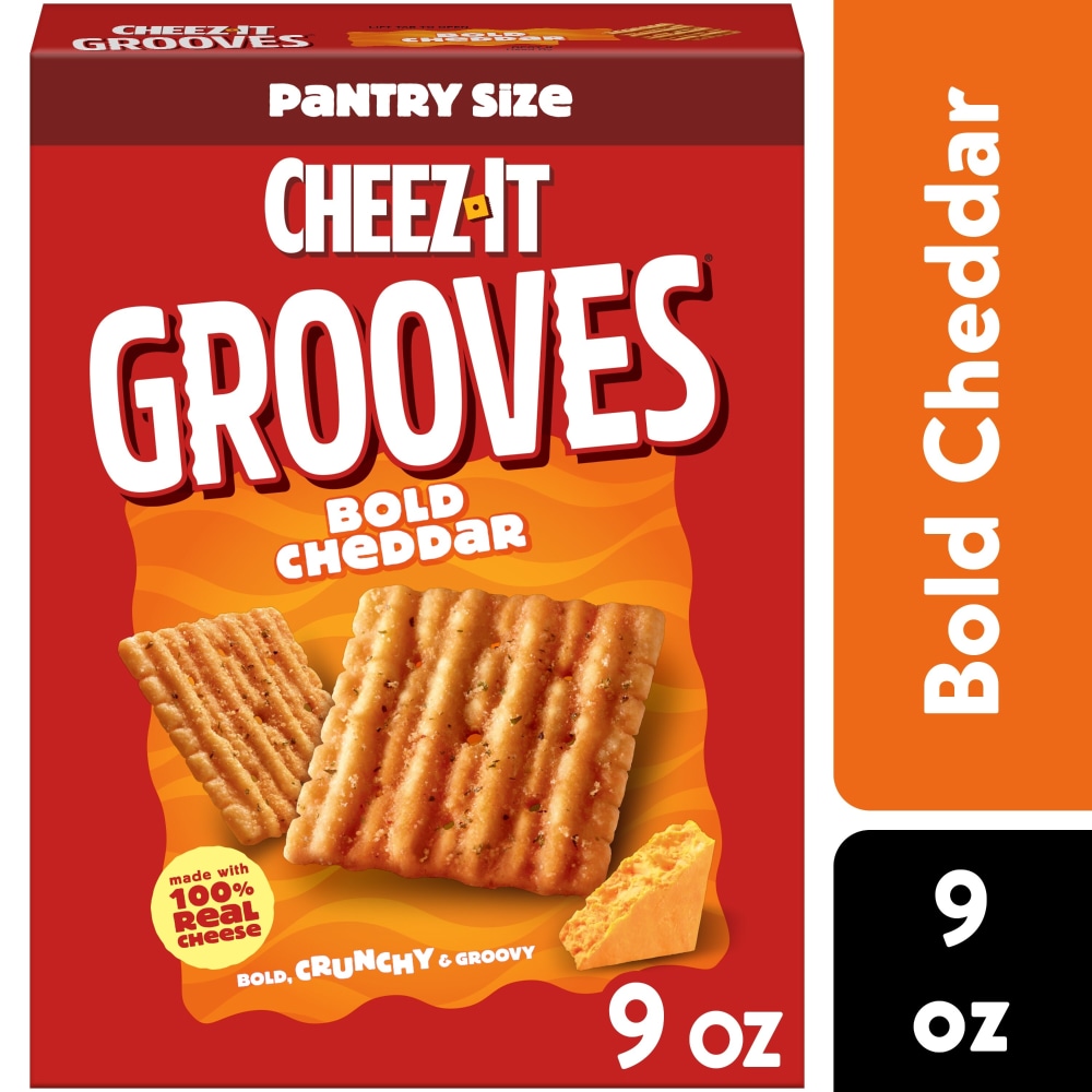 Cheez-It® Grooves Bold Cheddar Cheese Crackers