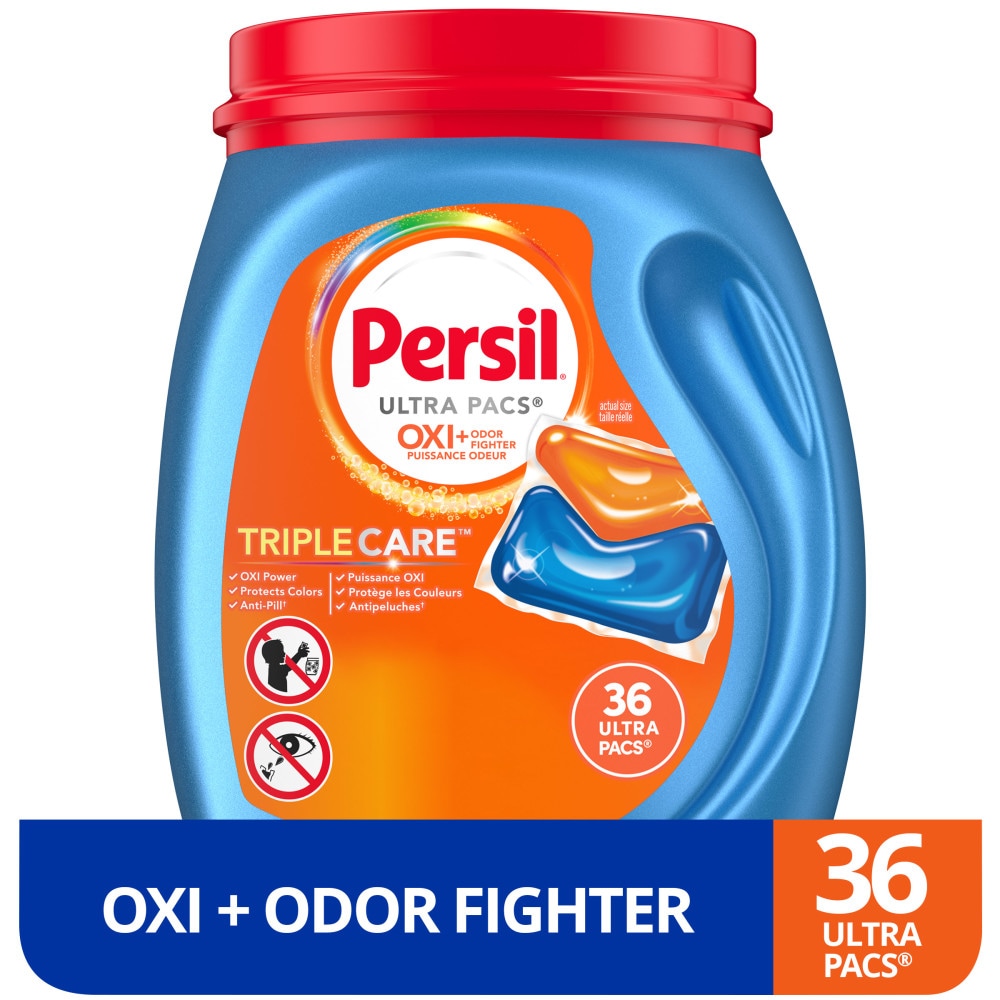 Persil® Ultra Pacs® Oxi+Odor Fighter Advanced Clean Laundry Detergent with Stain & Odor Removal