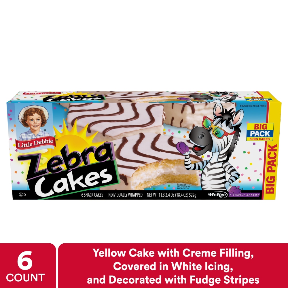Little Debbie® Zebra Cakes® Snack Cakes Multipack