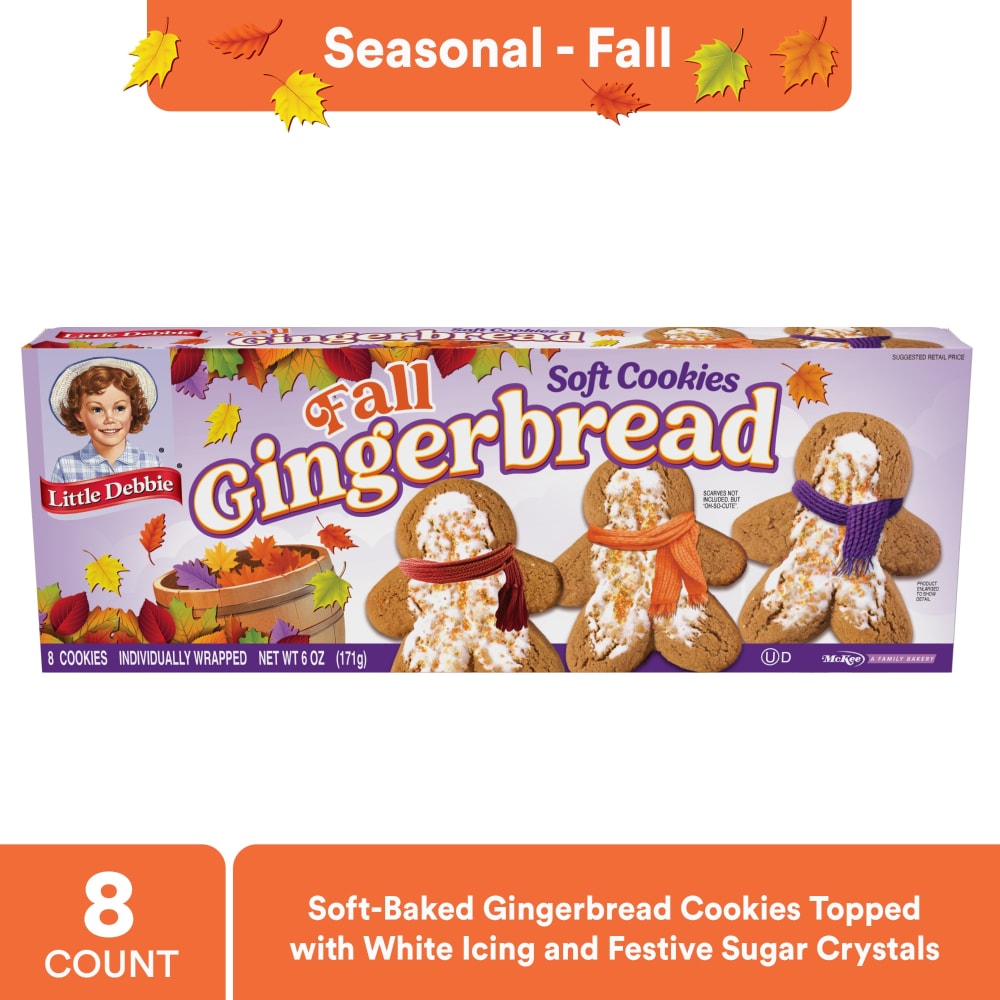 Little Debbie® Fall Gingerbread Cookies Multipack