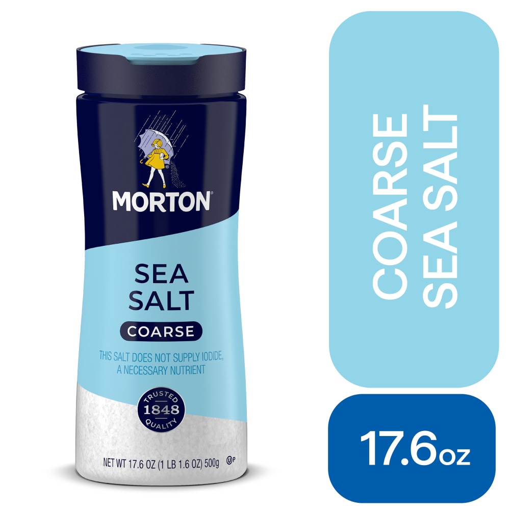 Morton All-Natural Coarse Sea Salt 17.6 oz