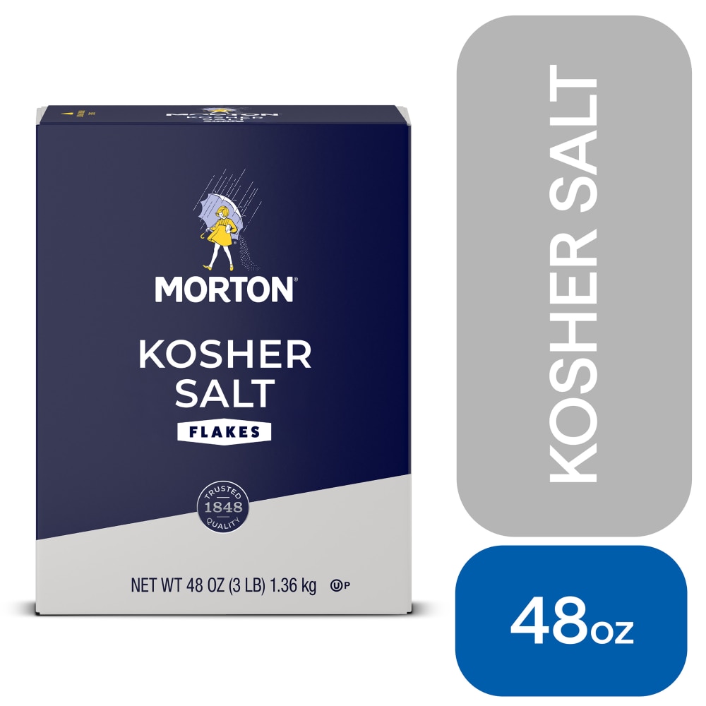 Morton Coarse Kosher Salt Coarse Salt for Cooking, 3 lb.