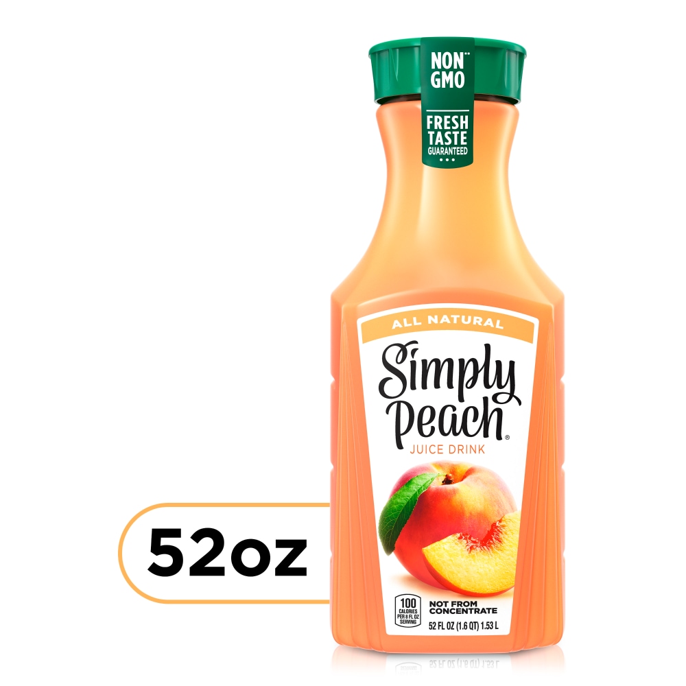 Simply® Peach Juice Drink Bottle
