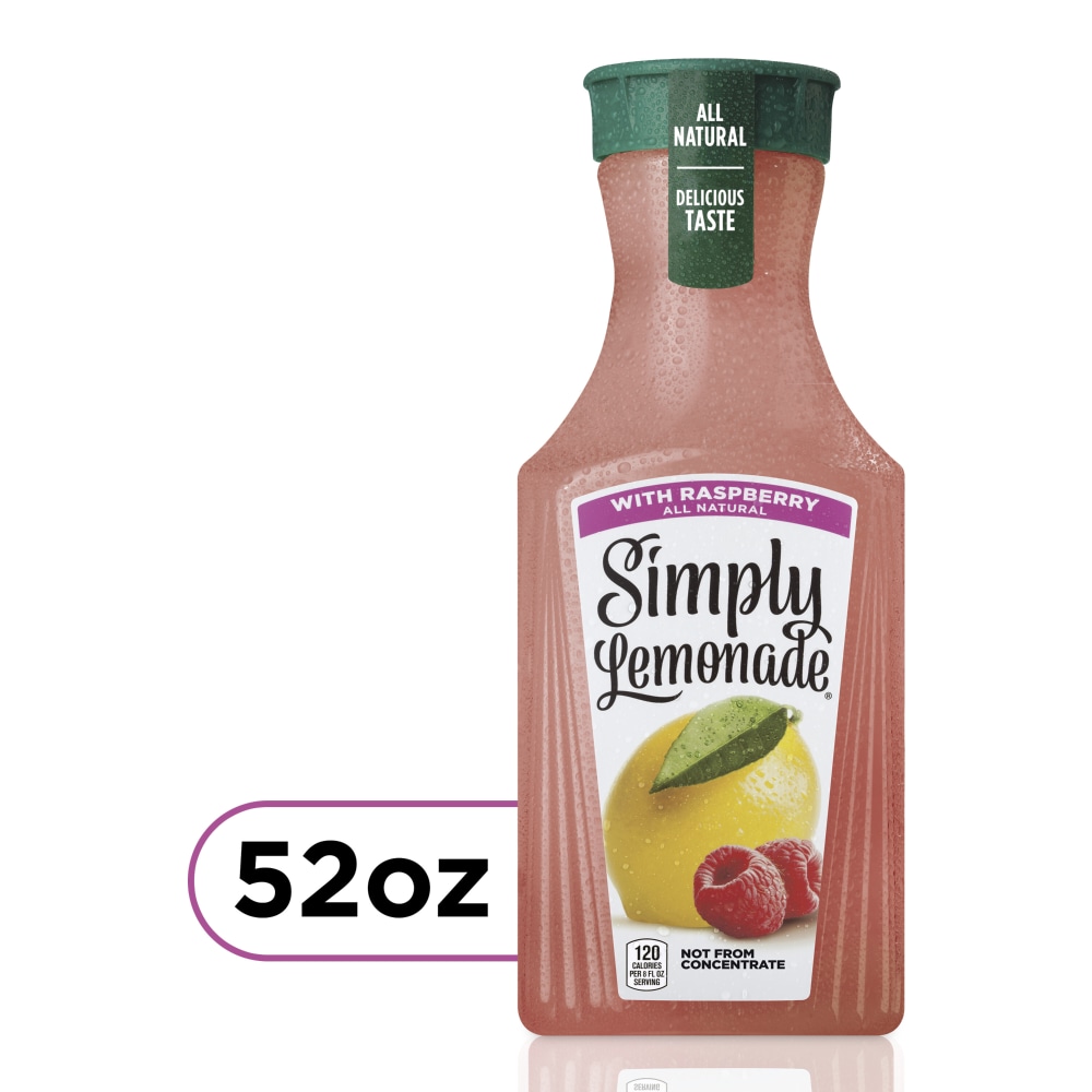 Simply® Lemonade with Raspberry Bottle