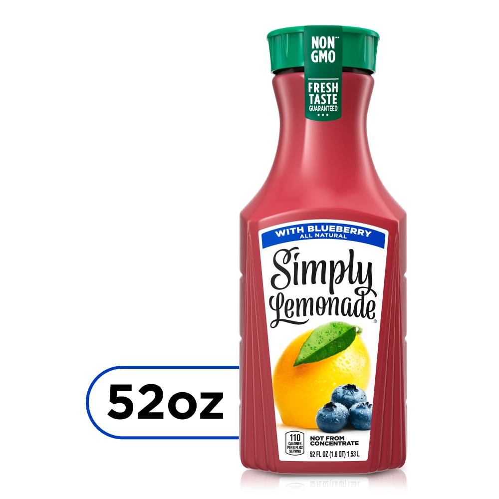 Simply® Lemonade with Blueberry Bottle