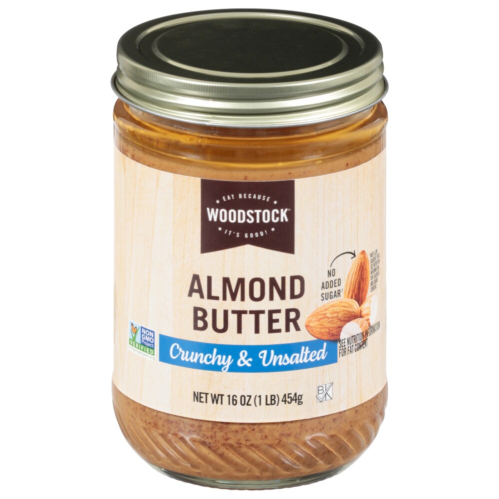 Woodstock Almond Butter Crunchy and Unsalted