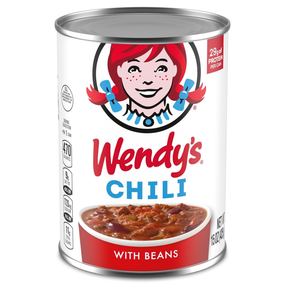 Wendy’s Chili With Beans, Canned Chili