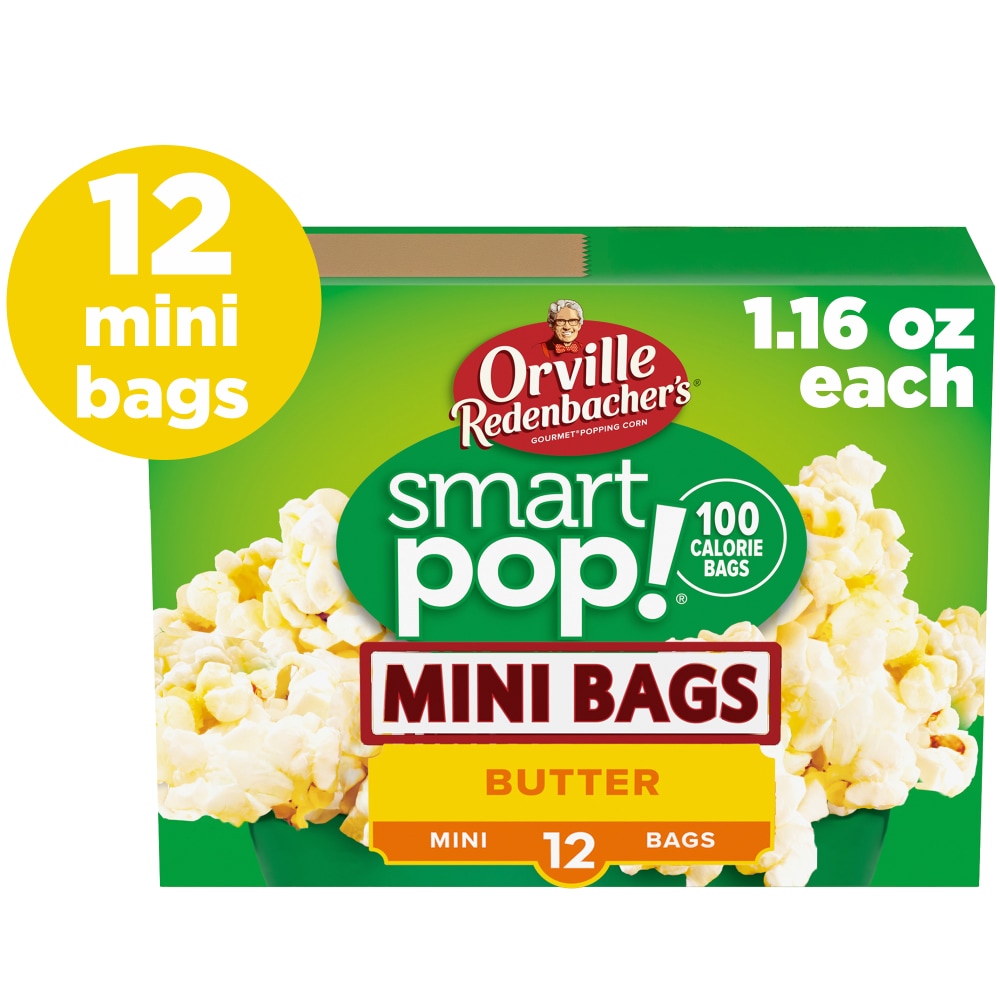 Orville Redenbacher’s Smart Pop! Butter Popcorn, Microwave Popcorn