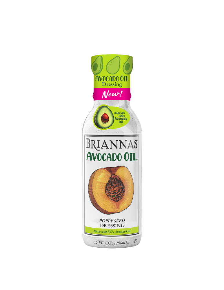 BRIANNAS® Avocado Oil Poppy Seed Dressing Bottle