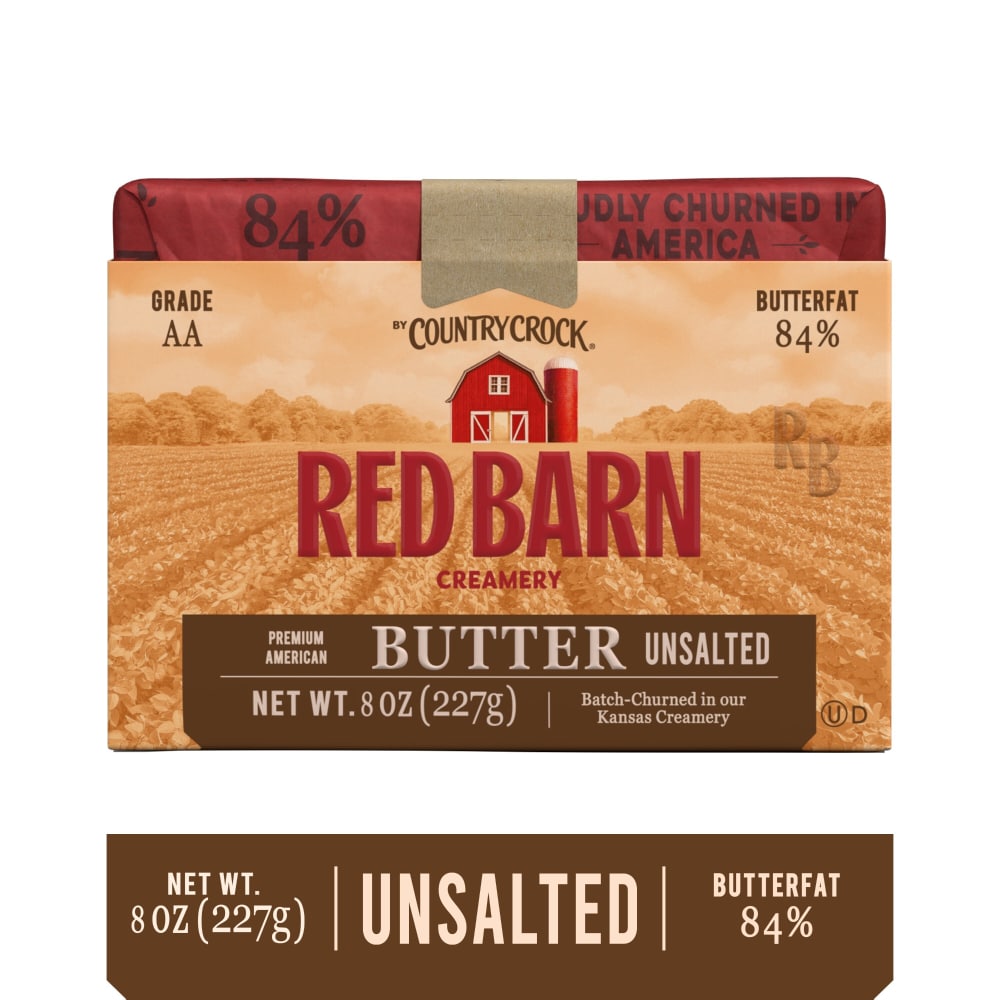 Red Barn Creamery, Premium Unsalted Butter Brick