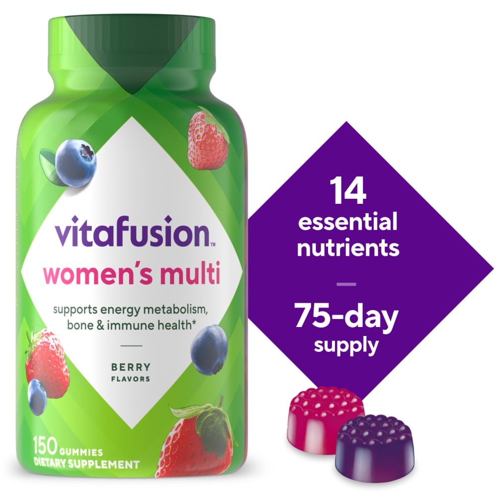 vitafusion Womens Berry Flavored Multivitamin Daily Gummy Vitamin