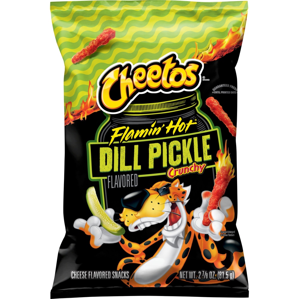 Cheetos® Flamin’ Hot® Dill Pickle Flavored Crunchy Snacks
