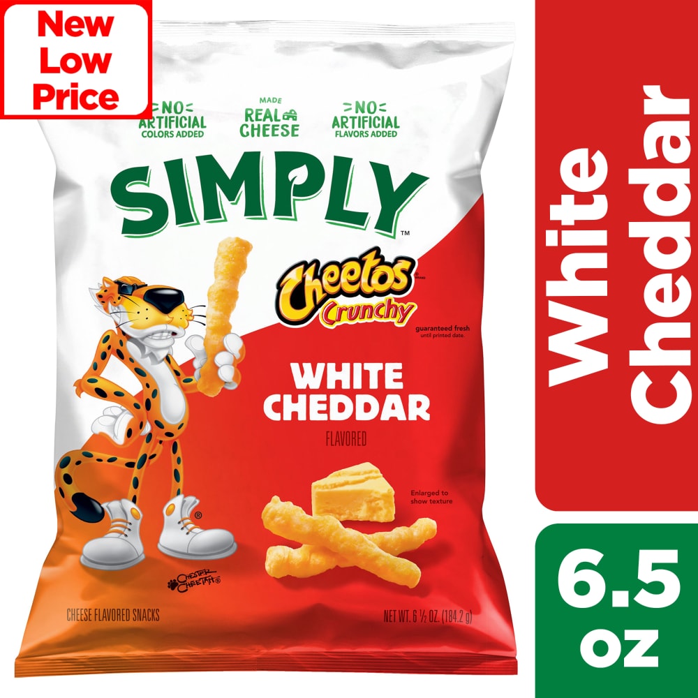 Simply Cheetos Crunchy White Cheddar Chips