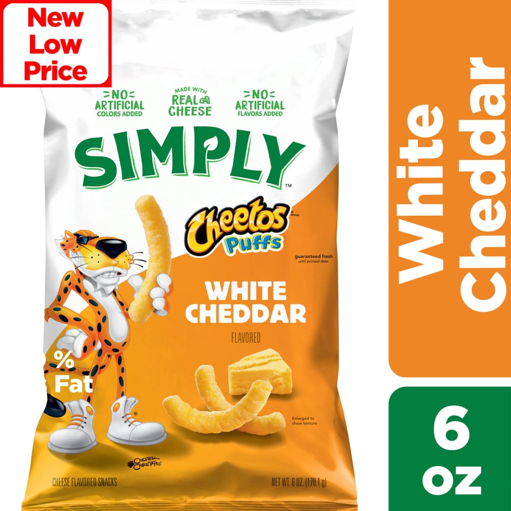 Simply Cheetos White Cheddar Puffs Chips