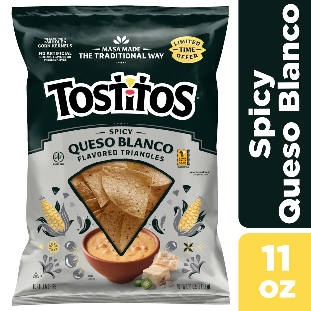 Tostitos Spicy White Cheddar Cheese Tortilla Chips