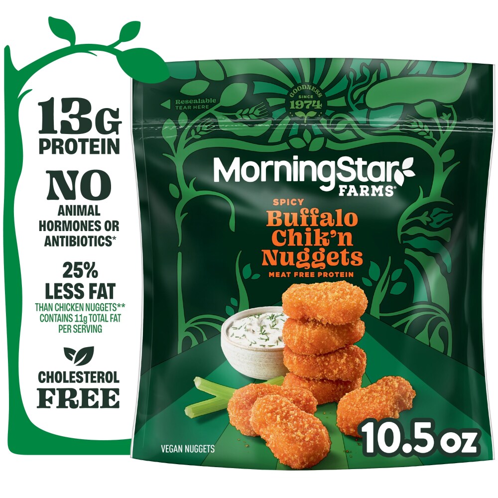 MorningStar Farms® Veggitizers Spicy Buffalo Plant Based Crispy Chik’n Nuggets